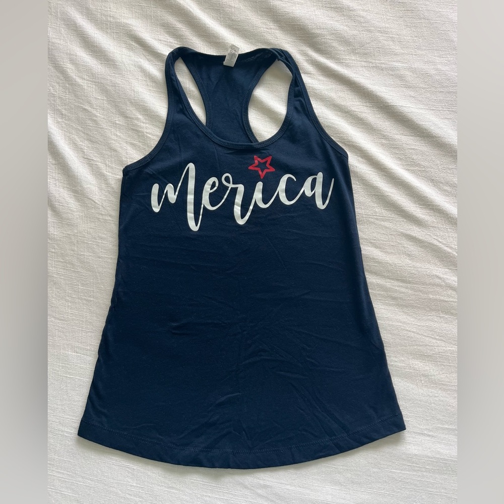 NEVER WORN ‘Merica Tank Size Small